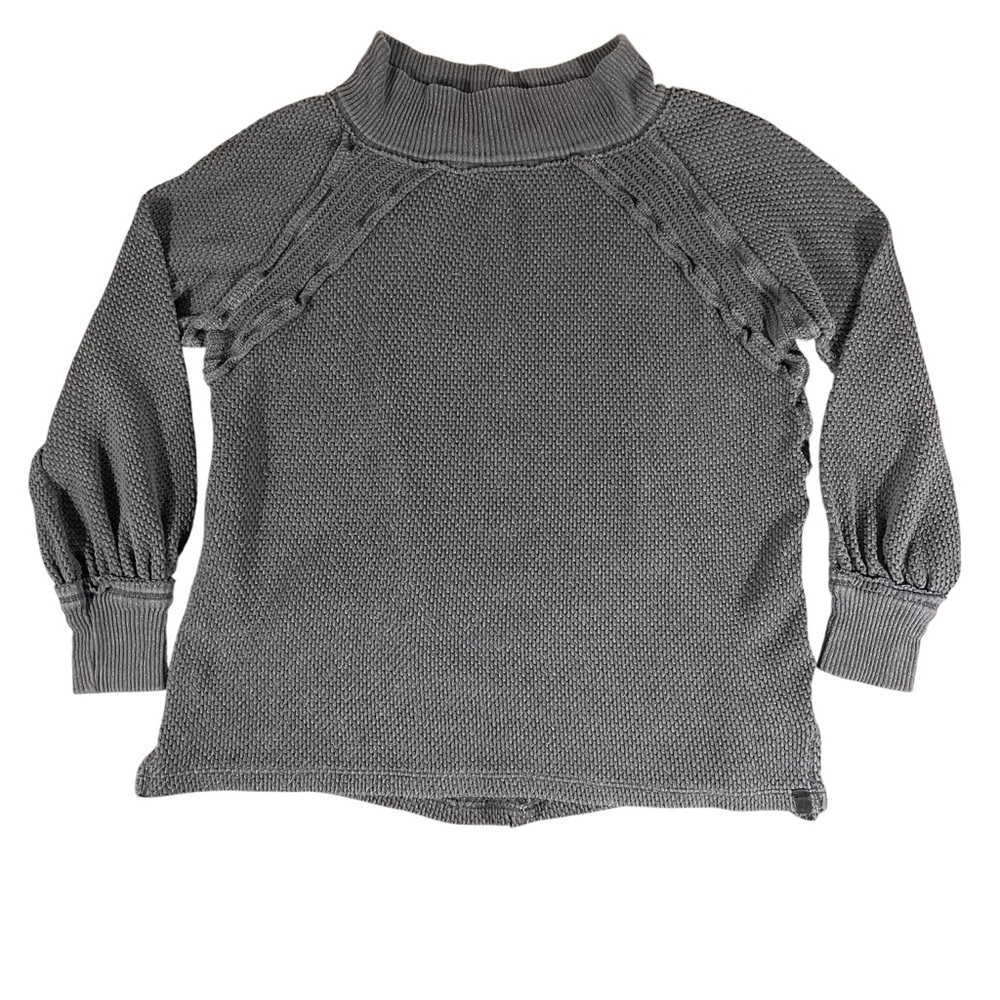 Free People Gray Turtleneck Sweater